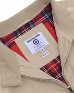 Lade das Bild in den Galerie-Viewer, Lambretta Shower Resistant Harrington Jacket Stone - Raw Menswear
