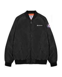 Lambretta MA1 Badged Bomber Jacket Black - Raw Menswear