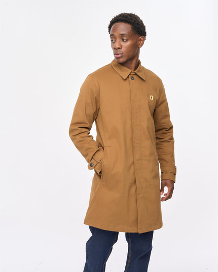 Gabicci Mens Houghton Rain Mac Jacket Gabicci Vintage CARAMEL