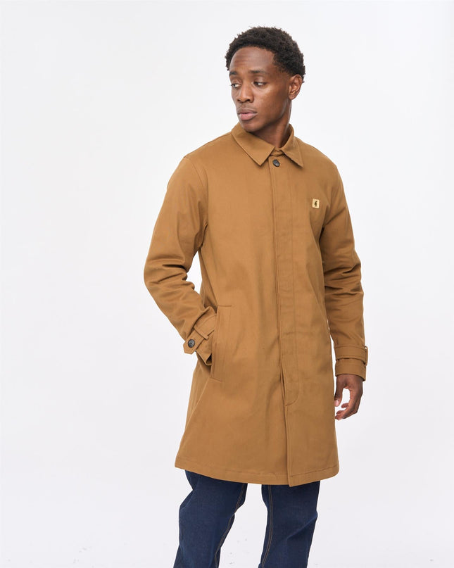 Gabicci Mens Houghton Rain Mac Jacket Gabicci Vintage CARAMEL