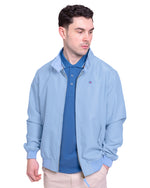 Load image into Gallery viewer, Lambretta Shower Resistant Harrington Jacket Powder Blue - Raw Menswear
