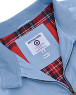 Lade das Bild in den Galerie-Viewer, Lambretta Shower Resistant Harrington Jacket Powder Blue - Raw Menswear
