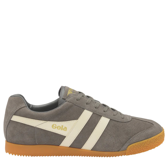 Gola Classics Men's Harrier Suede Trainers Ash/Ecru