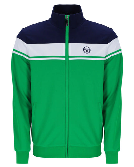 Sergio Tacchini Damarindo Track Top Maritime Blue/White/Fern Green