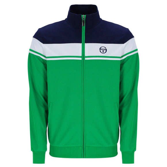 Sergio Tacchini Damarindo Track Top Maritime Blue/White/Fern Green