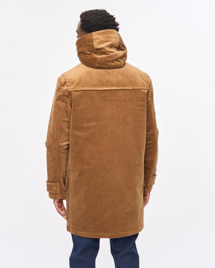 Gabicci Mens Chuck Courdroy Duffle Coat Gabicci Vintage CARAMEL