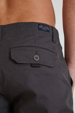 Charger l&#39;image dans la galerie, DML NIGHTHAWK Cargo pant in premium cotton twill CHARCOAL - Raw Menswear
