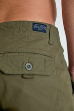 Carica l&#39;immagine nel visualizzatore di Gallery, DML NIGHTHAWK Cargo pant in premium cotton twill ARMY GREEN - Raw Menswear
