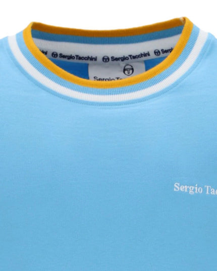 Sergio Tacchini Rainer FC Tee in Sky Blue