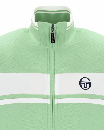 Sergio Tacchini Damarindo Track Top in Quiet Green
