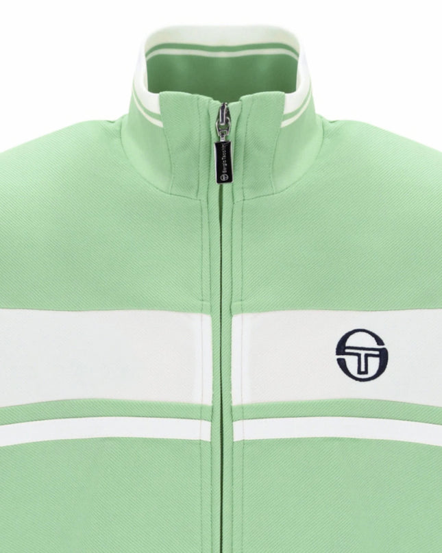 Sergio Tacchini Damarindo Track Top in Quiet Green