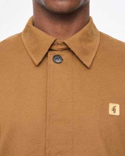 Gabicci Mens Houghton Rain Mac Jacket Gabicci Vintage CARAMEL