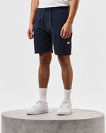 Load image into Gallery viewer, Weekend Offender Hawkins Jogger Shorts Navy - Raw Menswear

