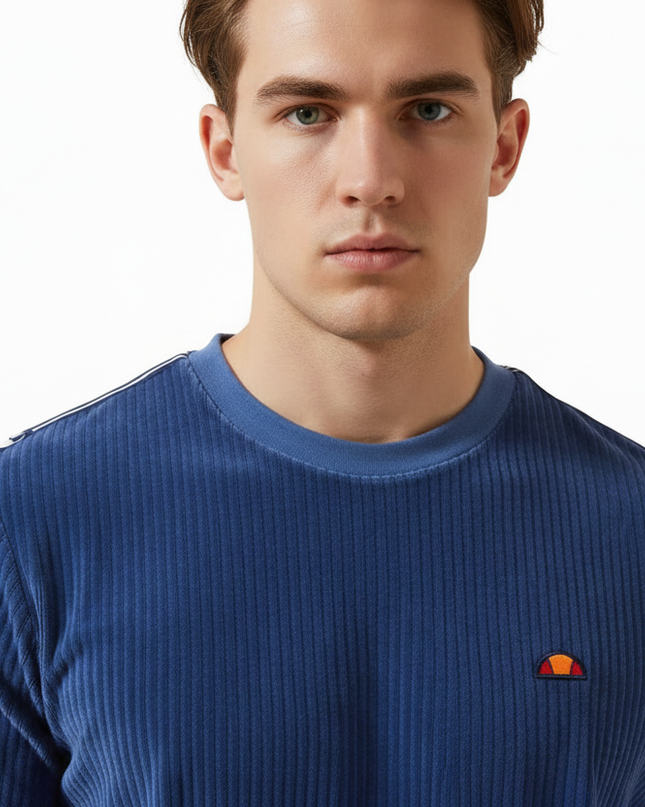 Ellesse Velour Madori Tee in Navy