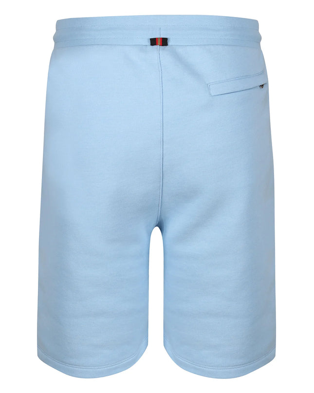 Luke Staggering Sweat Shorts Sky Blue - Raw Menswear