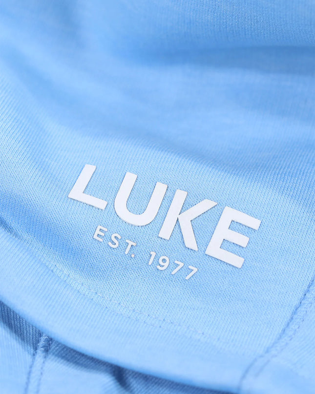 Luke Staggering Sweat Shorts Sky Blue - Raw Menswear