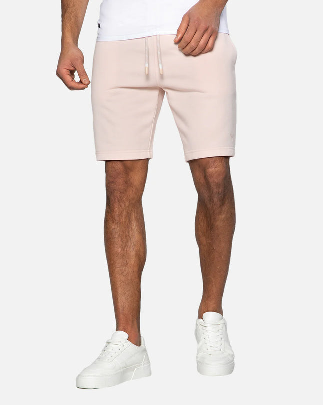 Threadbare Mens Bergamot Fleece Shorts Rosewater Peach - Raw Menswear