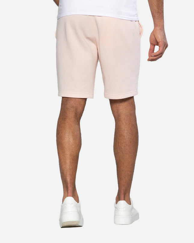 Threadbare Mens Bergamot Fleece Shorts Rosewater Peach - Raw Menswear