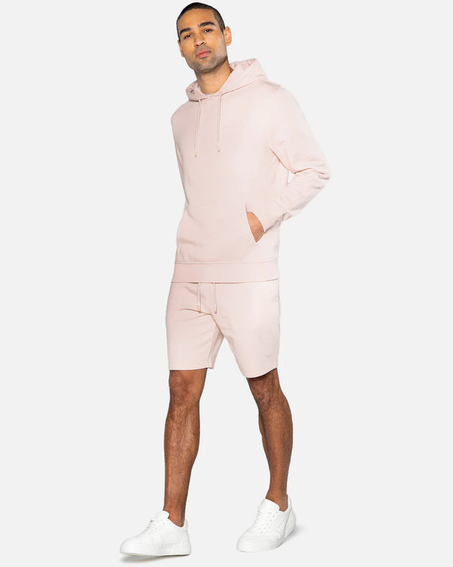 Threadbare Mens Bergamot Fleece Shorts Rosewater Peach - Raw Menswear