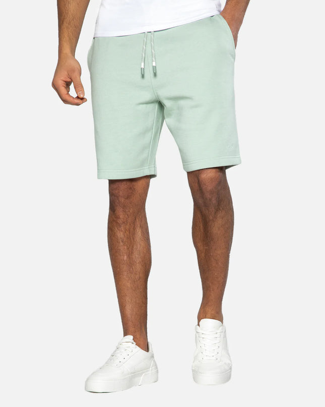 Threadbare Mens Bergamot Fleece Shorts Sage Green - Raw Menswear