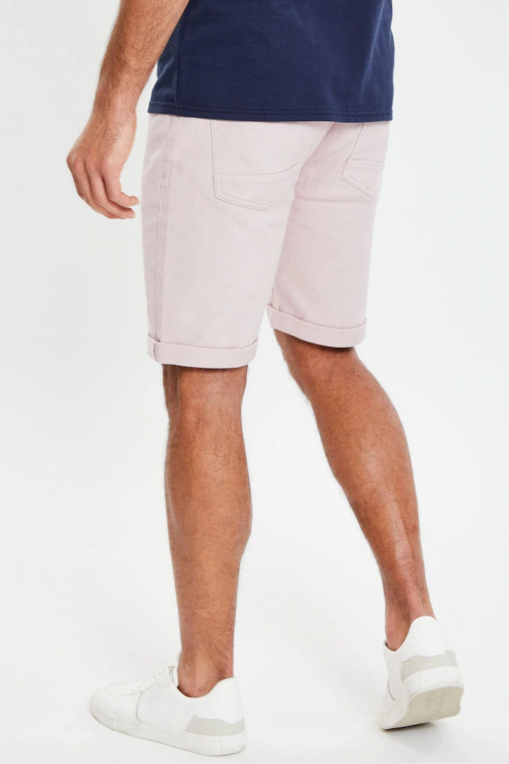 Threadbare Northsea Chino Shorts Dusky Pink - Raw Menswear