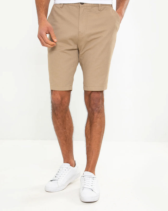 Threadbare Northsea Chino Shorts Stone - Raw Menswear