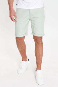 Threadbare Northsea Chino Shorts Sage Green - Raw Menswear