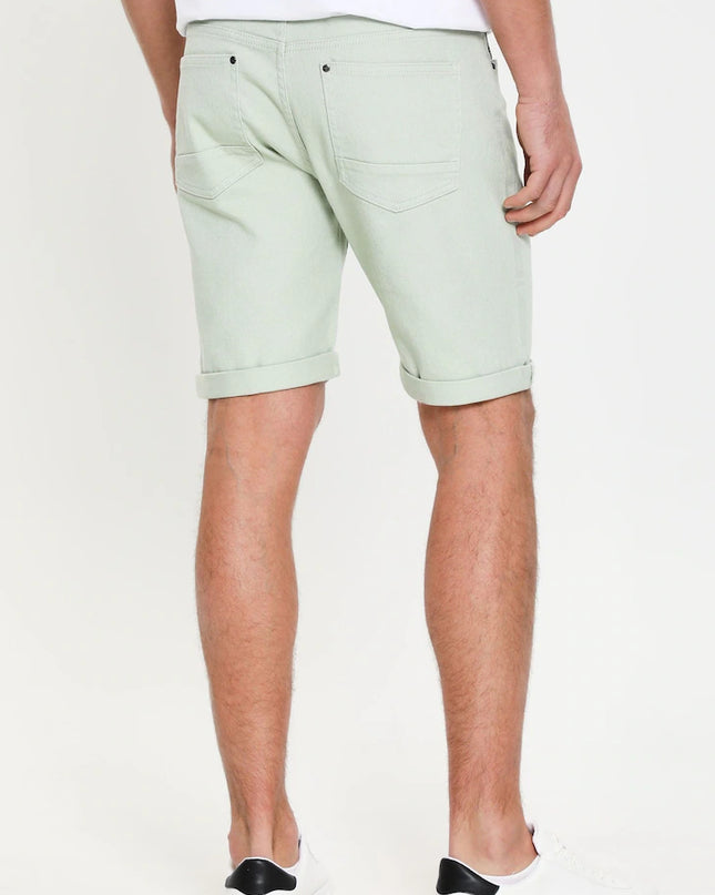 Threadbare Northsea Chino Shorts Sage Green - Raw Menswear