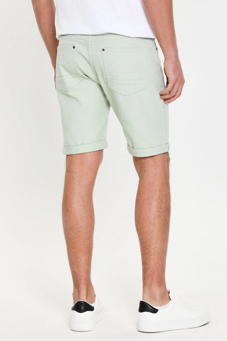 Threadbare Northsea Chino Shorts Sage Green - Raw Menswear