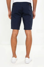 Lade das Bild in den Galerie-Viewer, Threadbare Southsea Cotton Chino Shorts Navy - Raw Menswear
