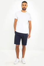 Lade das Bild in den Galerie-Viewer, Threadbare Southsea Cotton Chino Shorts Navy - Raw Menswear
