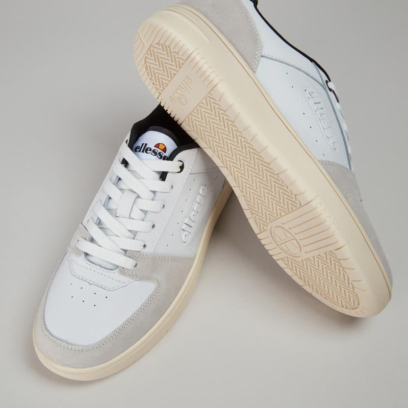 Ellesse Panaro Cupsole Heritage Trainers White / Black - Raw Menswear