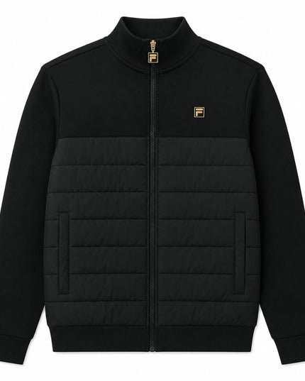 FILA Gold Oroza Full Zip Padded Jacket in Black - 658