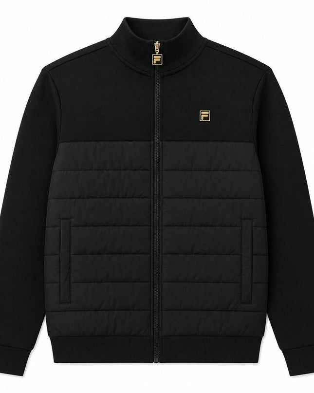 FILA Gold Oroza Full Zip Padded Jacket in Black - 658