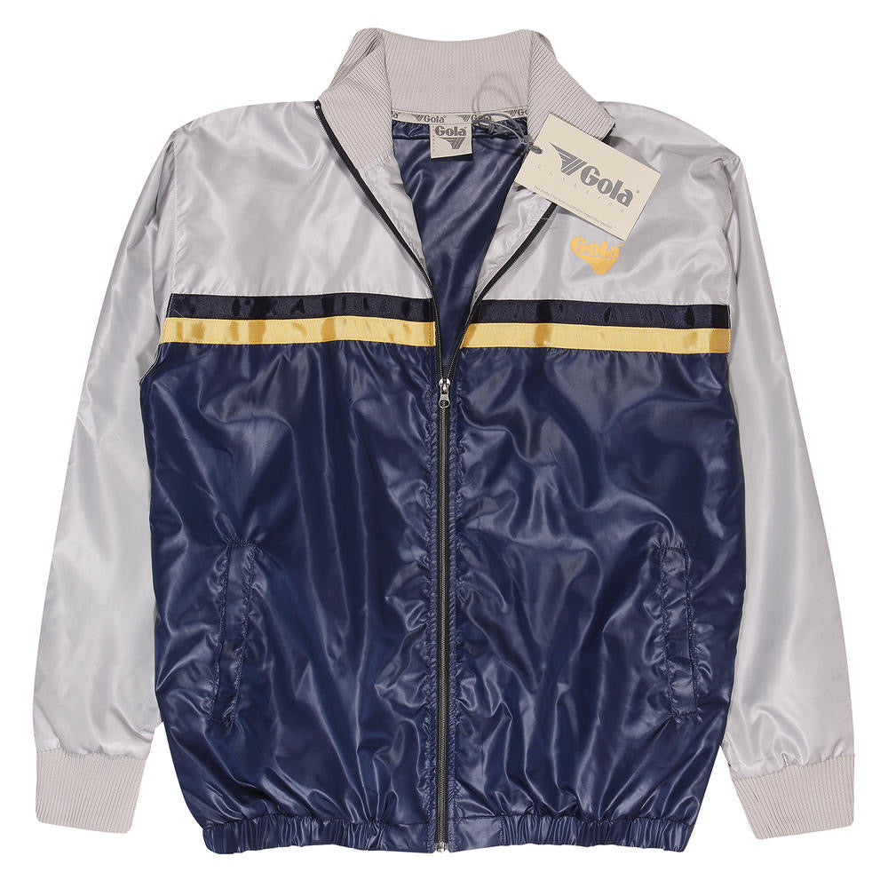 Gola Colour Block Track Top Zip Up Shell Jacket Navy - Raw Menswear
