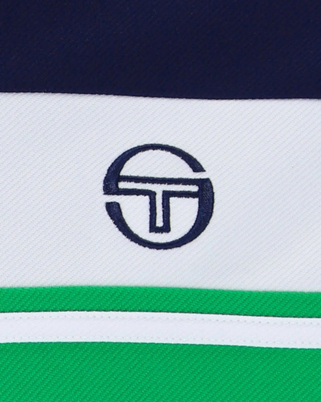 Sergio Tacchini Damarindo Track Top Maritime Blue/White/Fern Green