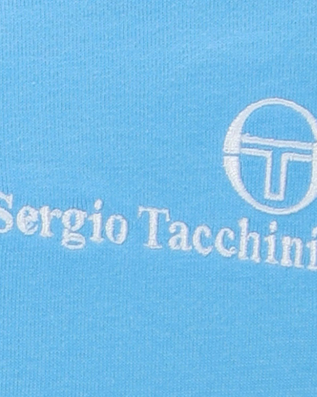 Sergio Tacchini Rainer FC Tee in Sky Blue