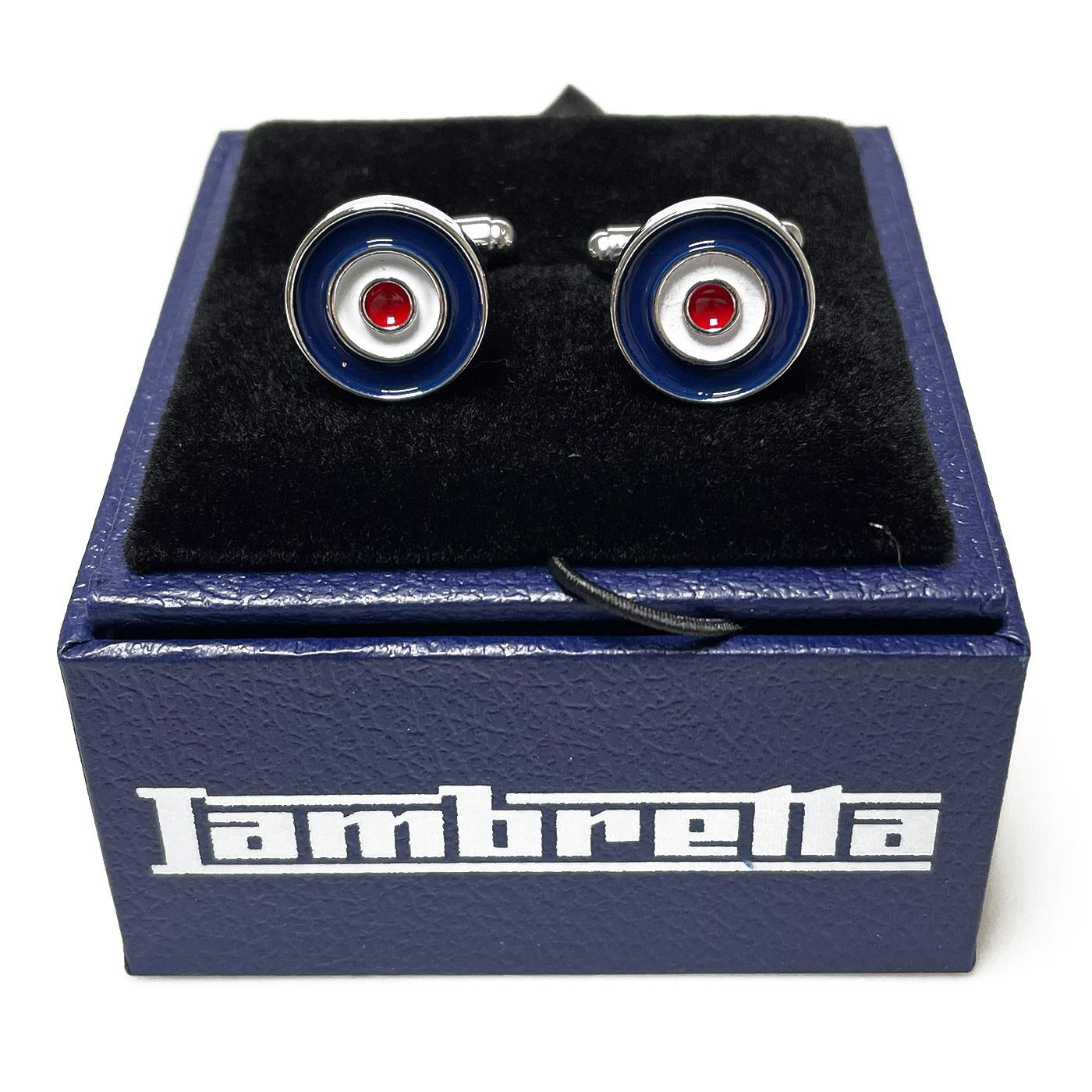 Lambretta Retro Mod Target Cufflinks Gift Set - Raw Menswear