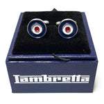 Load image into Gallery viewer, Lambretta Retro Mod Target Cufflinks Gift Set - Raw Menswear
