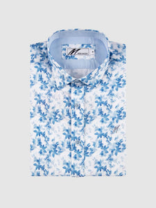 Mish Mash Gulf SS Shirt White/Sky - 021