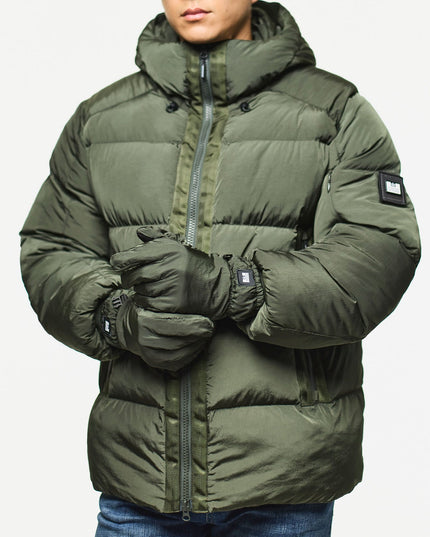 Weekend Offender Errico Polar Fleece Lined Parachute Gloves Forest Green