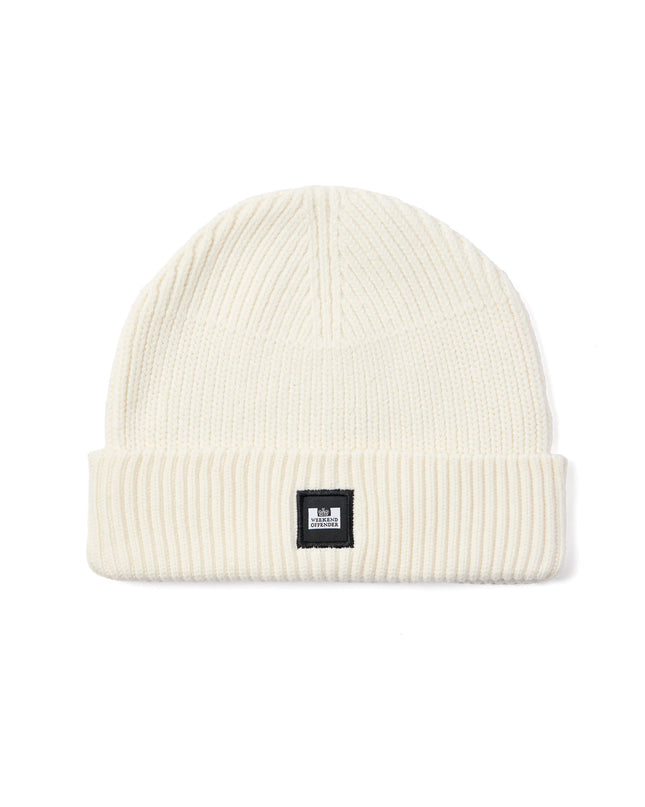 Weekend Offender Kettama Rib Knit Beanie Ivory