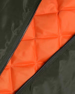 Charger l&#39;image dans la galerie, Lambretta MA1 Badged Bomber Jacket Khaki - Raw Menswear
