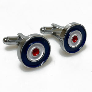 Lambretta Retro Mod Target Cufflinks Gift Set - Raw Menswear