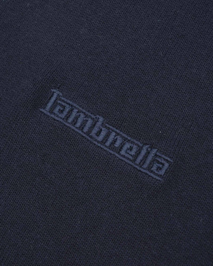 Lambretta Baggio Tipped SS Knit Polo Navy