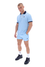 Load image into Gallery viewer, FILA BB1 Classic Vintage Striped Polo Sky Blue - Raw Menswear
