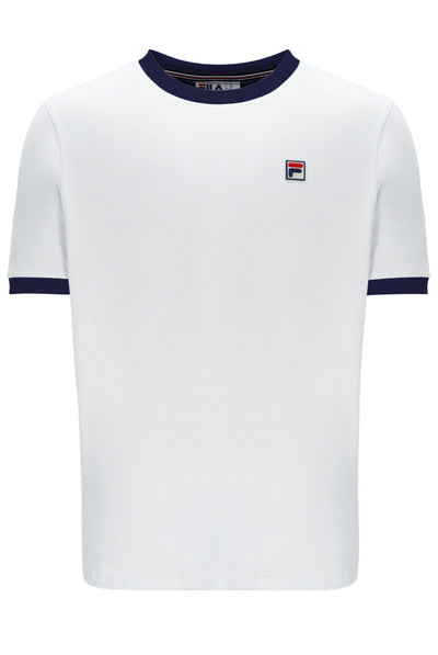 FILA Marconi Essential Ringer Tee White/Navy - 227