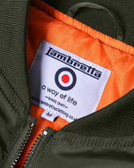 Carica l&#39;immagine nel visualizzatore di Gallery, Lambretta MA1 Badged Bomber Jacket Khaki - Raw Menswear
