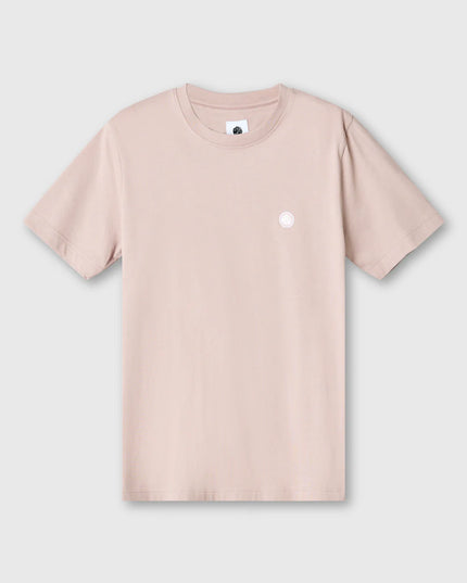 Pretty Green Mitchell Small Logo Tee Dusky Pink