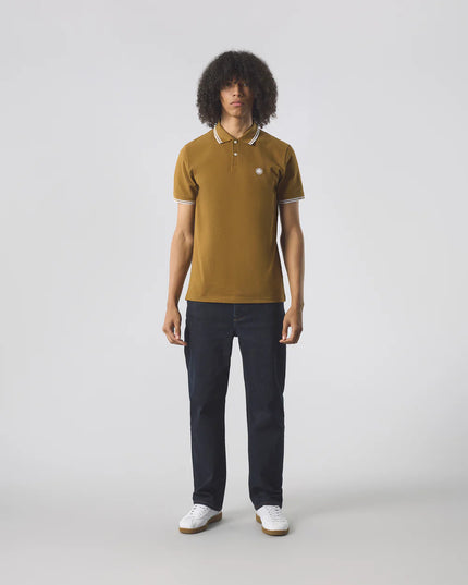Pretty Green Barton Polo Khaki 